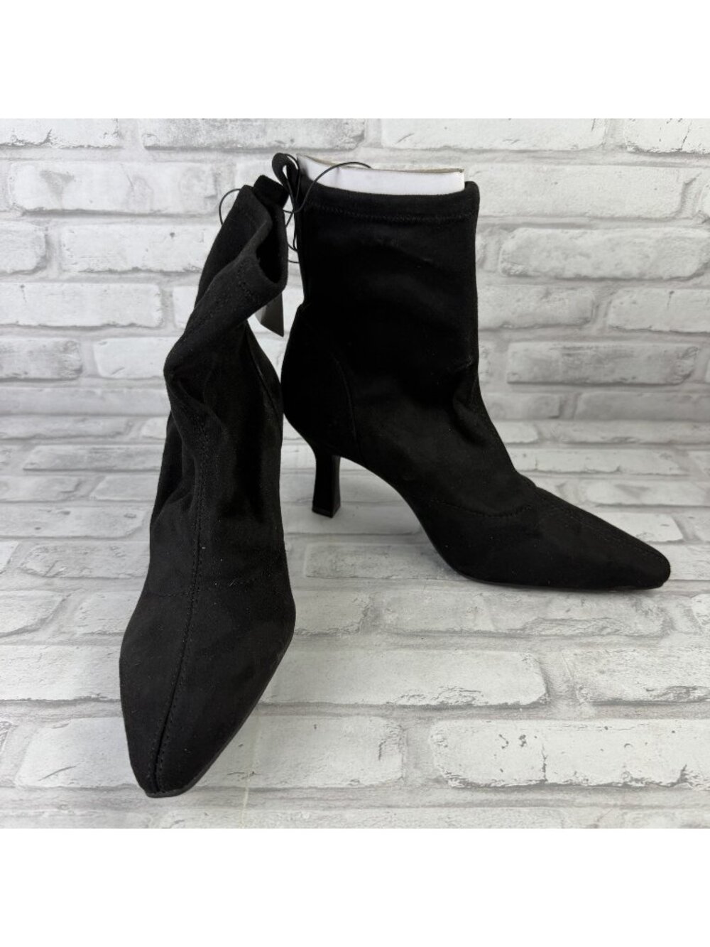 Worthington Olympia Black Heel Booties Size 8.5M New With Tags